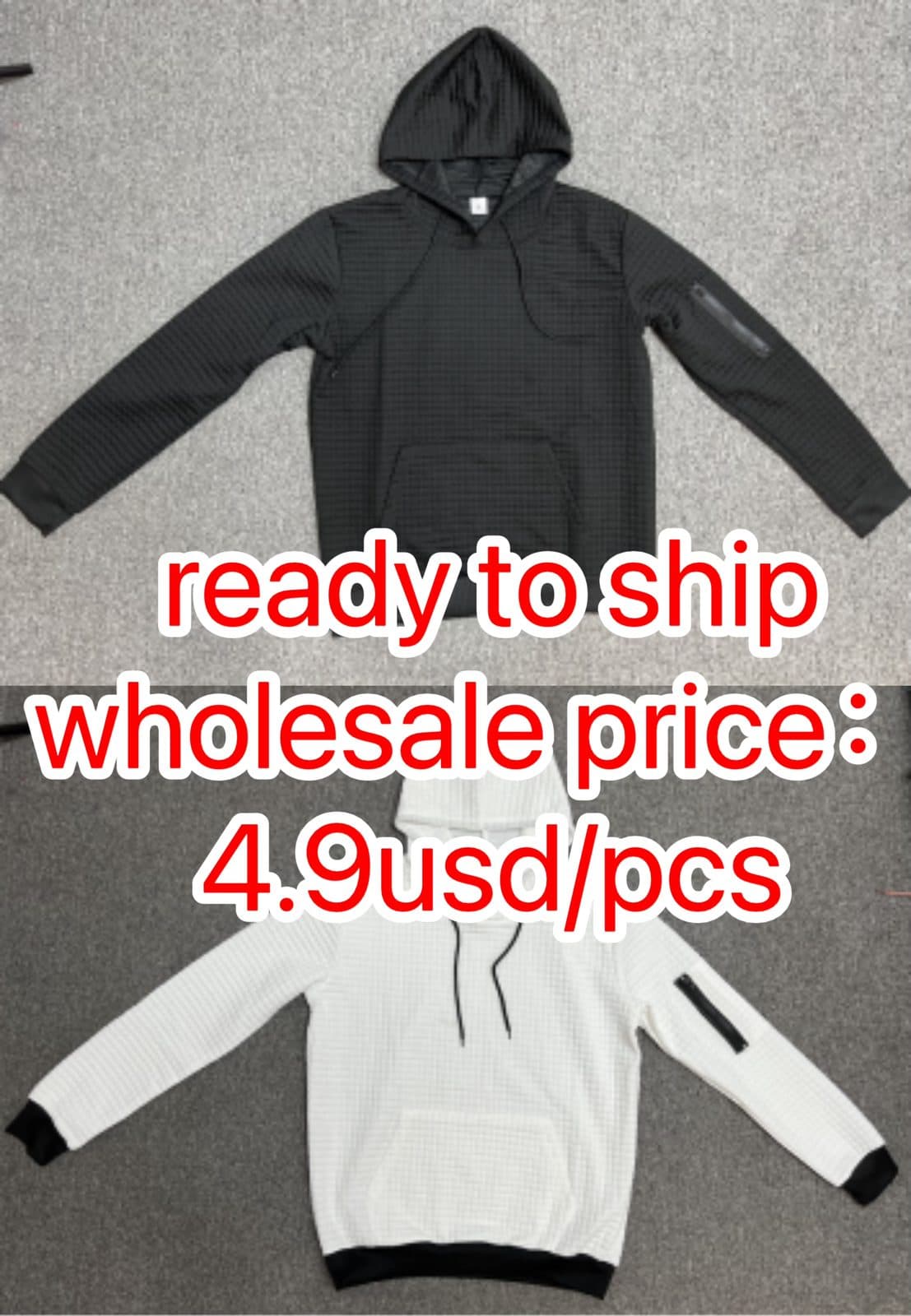 Stocks & ready to ship- 2025 LADIES SWEATSHIRT WITH KANGAROO POCKET. — main view
