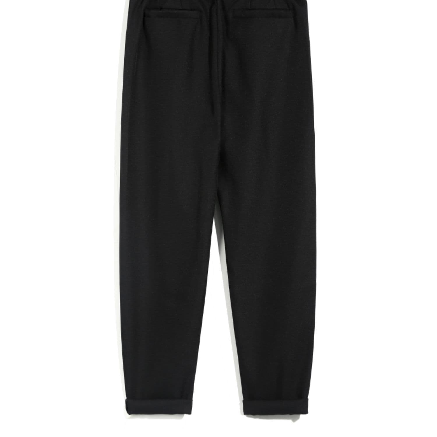 GorgeousBen High hanging casual pants men's suit pants Ice silk wide leg pants loose straight leg trousers — view 10