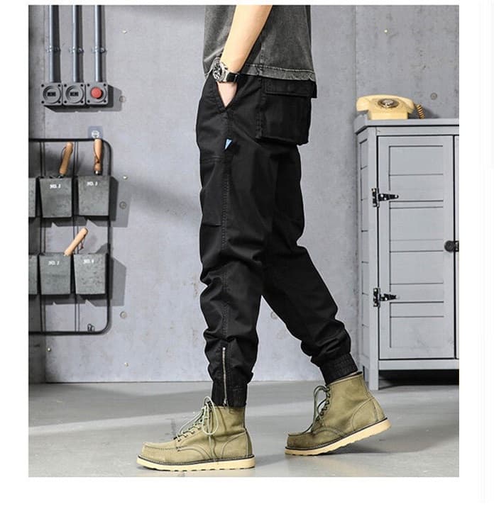 GorgeousBen Men's spring and autumn new loose casual leggings trousers men's pants wholesale harem cargo pants — view 12