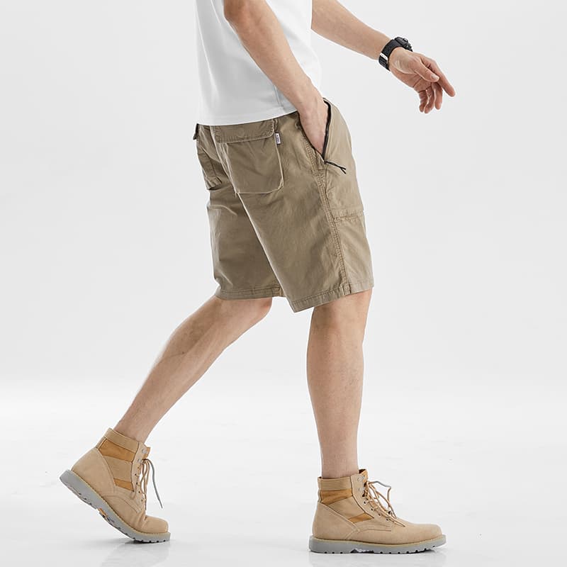 GorgeousBen Men's Summer Short Shorts 4 Part Casual Shorts Work Trousers Men Solid Colo — view 9