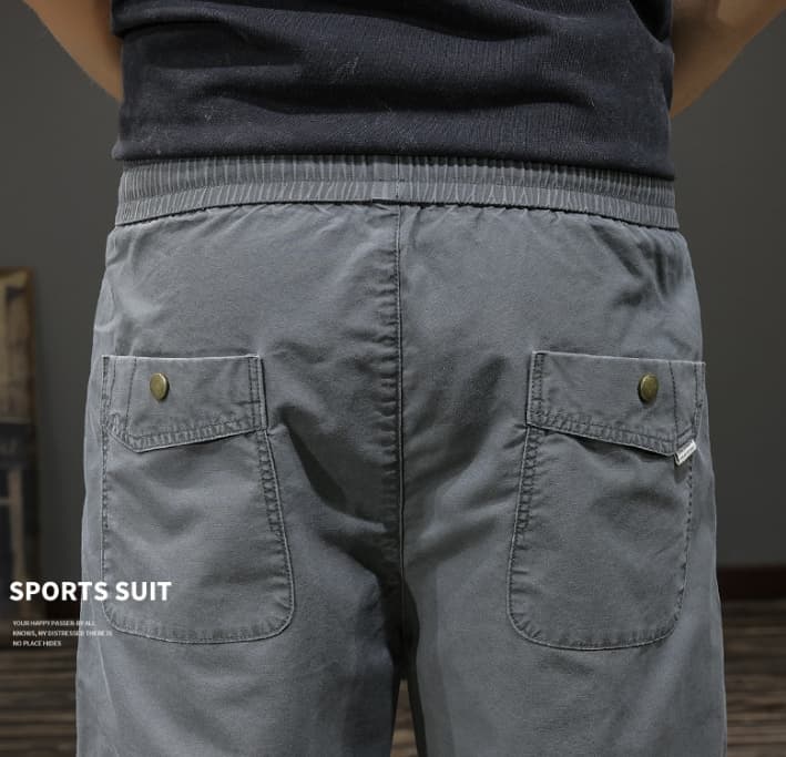 GorgeousBen Workwear shorts men's five point casual pants American fashion brand plus size mid pants summer 2025new men's pants thin. — view 9