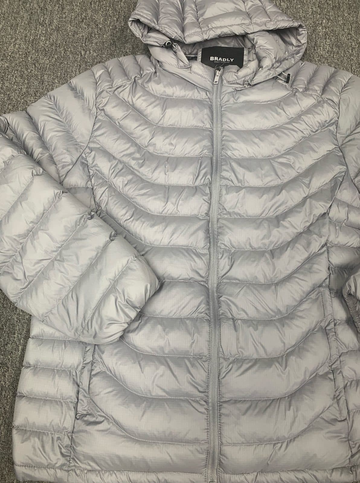 Read to ship- Men's Classic lightweight down jacket with hood for men; cotton coat. — view 13