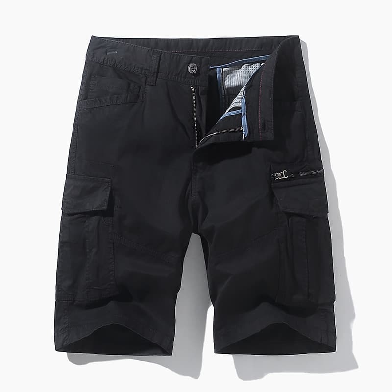 GorgeousBen Men's cargo shorts soft cotton printing embroidery man short pants — view 5