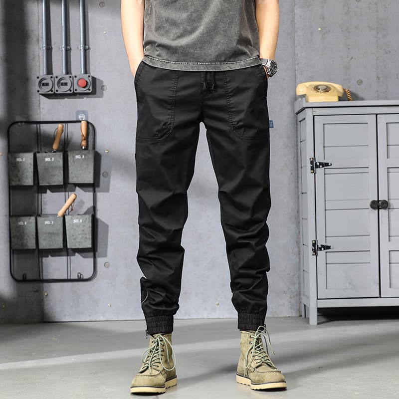 GorgeousBen Men's spring and autumn new loose casual leggings trousers men's pants wholesale harem cargo pants — view 4