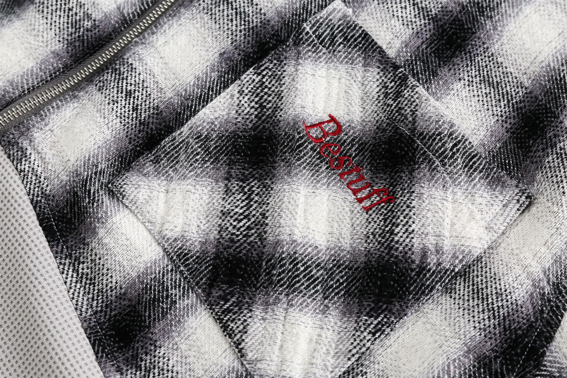 GorgeousBen Unisex retro plaid patchwork new spring hooded jacket design loose with casual niche coat trend — view 5