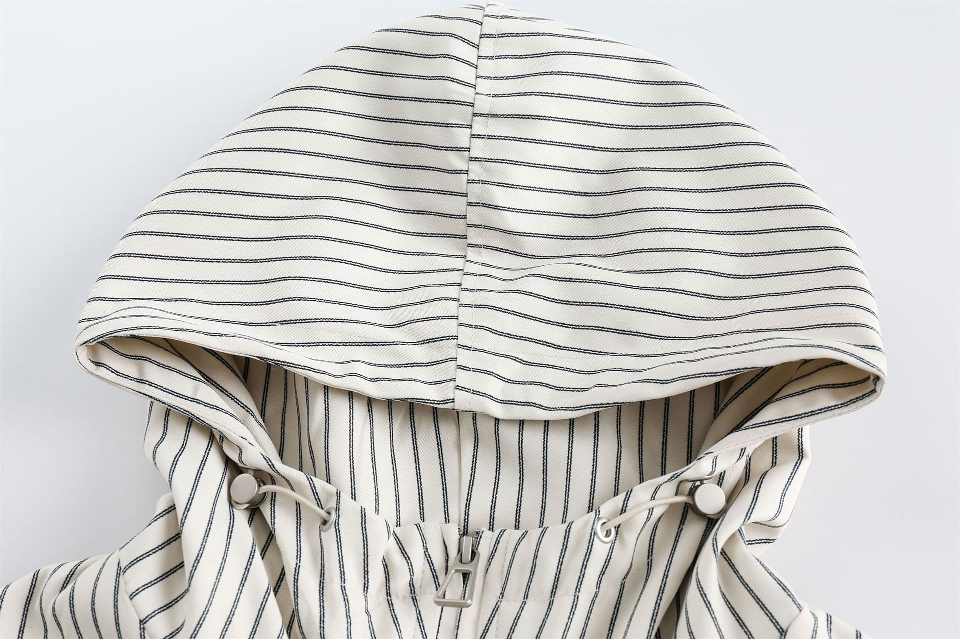 GorgeousBen Unisex 2024 new American retro vertical striped long-sleeved hooded jacket men's loose trendy couple versatile casual jacket — view 14