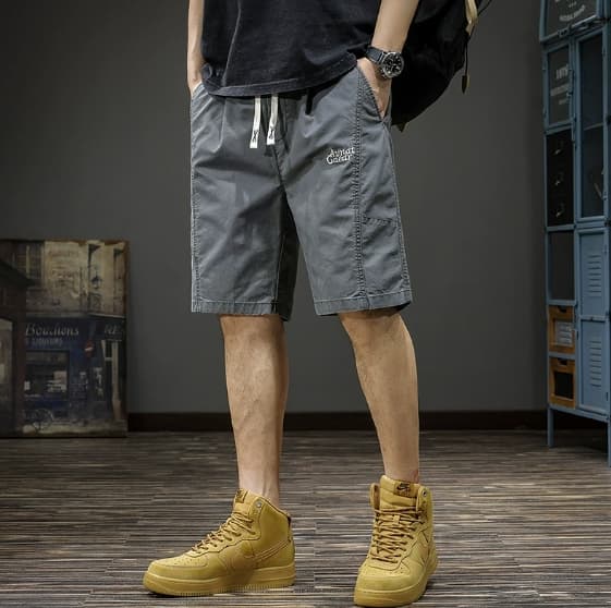 GorgeousBen Workwear shorts men's five point casual pants American fashion brand plus size mid pants summer 2025new men's pants thin. — view 5