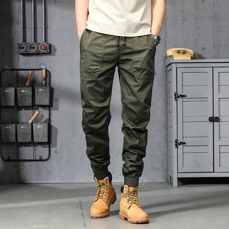 GorgeousBen Men's spring and autumn new loose casual leggings trousers men's pants wholesale harem cargo pants — view 6