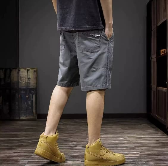 GorgeousBen Workwear shorts men's five point casual pants American fashion brand plus size mid pants summer 2025new men's pants thin. — view 4