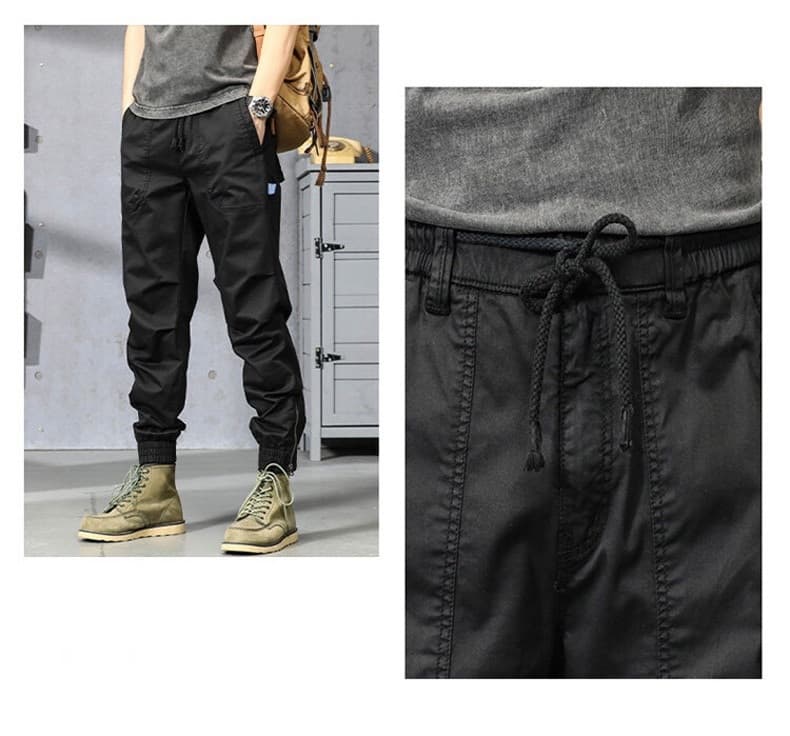 GorgeousBen Men's spring and autumn new loose casual leggings trousers men's pants wholesale harem cargo pants — view 14