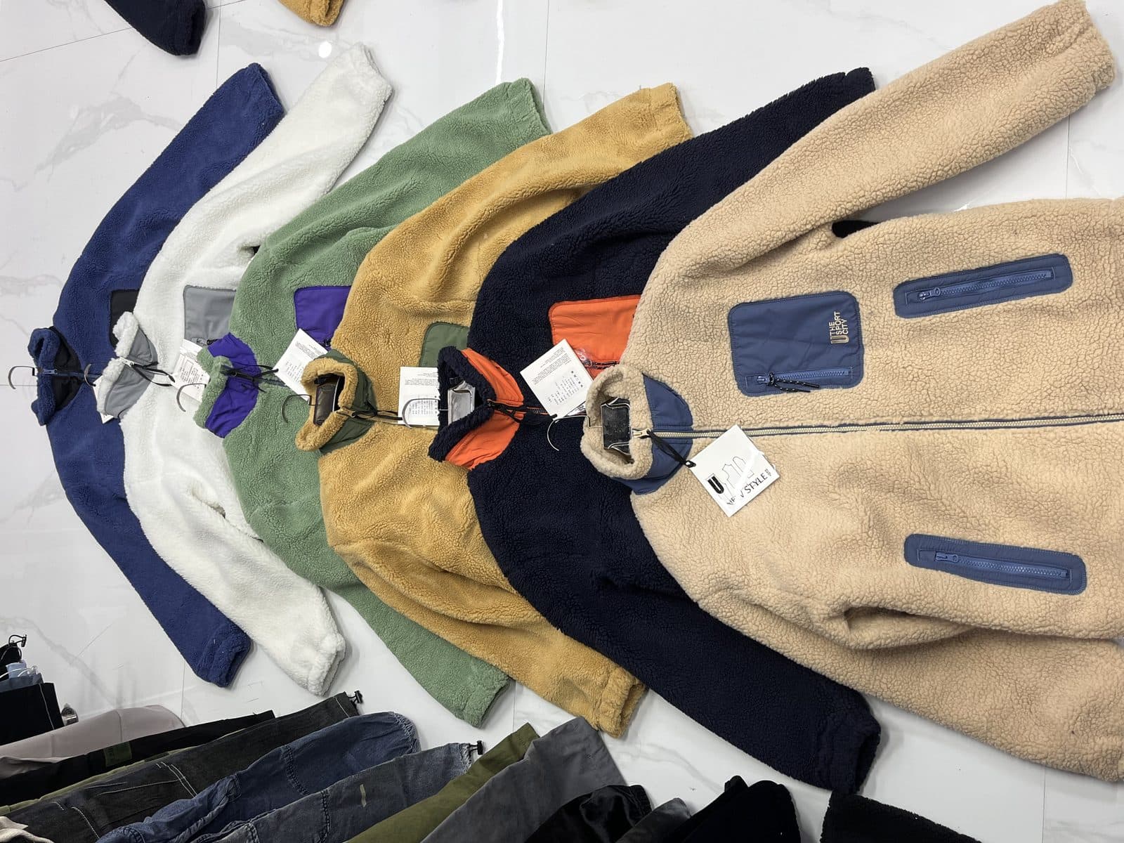 Clearance sale-Fashionable Adding cotton and thickening warm winter fashion paired with teddy fleece jacket. — view 6