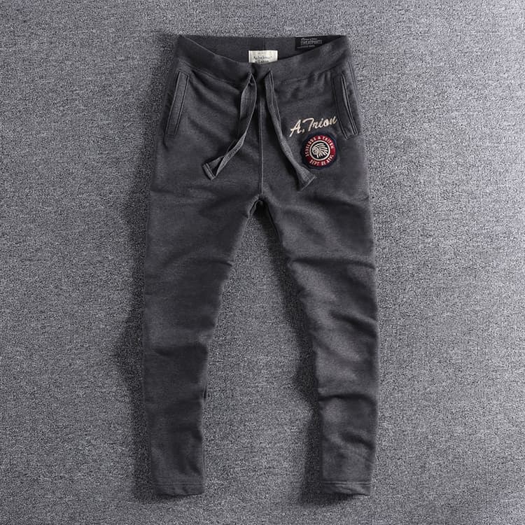 GorgeousBen Autumn fit straight tripe wool underwear fashion foreign trade original single men's casual trousers — view 3
