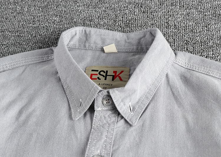 GorgeousBenWashed Oxford woven long-sleeved shirt for men comfortable classic all-match casual shirt. — view 11