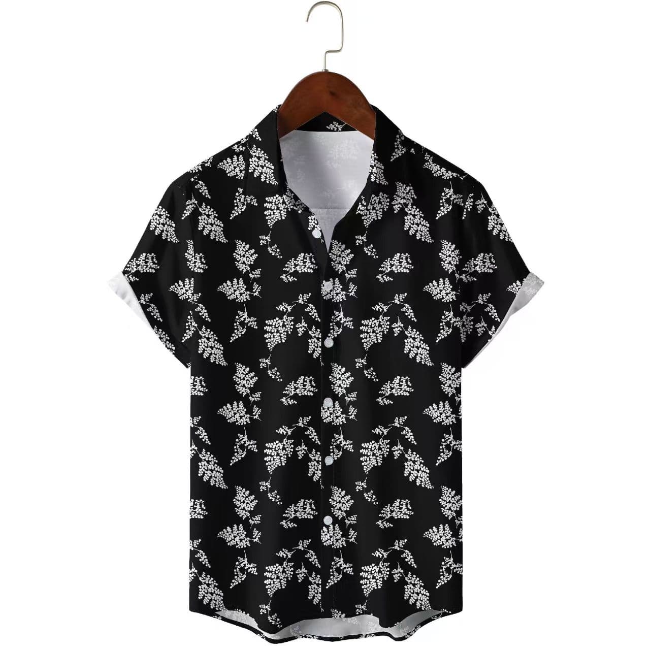 GorgeousBen Men's 3D Digital Print Short Sleeve Shirts, New Arrival Factory Direct — view 14