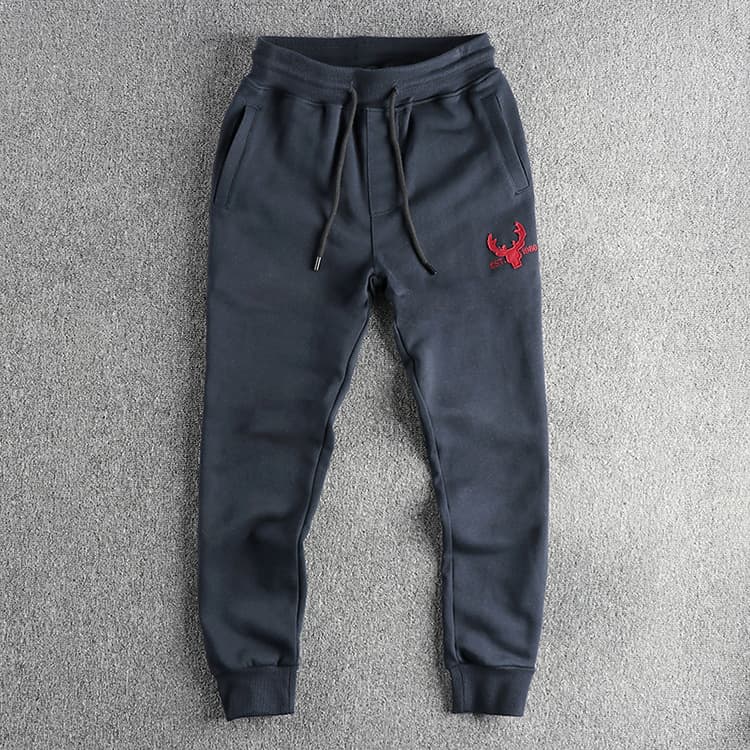 GorgeousBen Autumn fit straight tripe wool underwear fashion foreign trade original single men's casual trousers — view 5