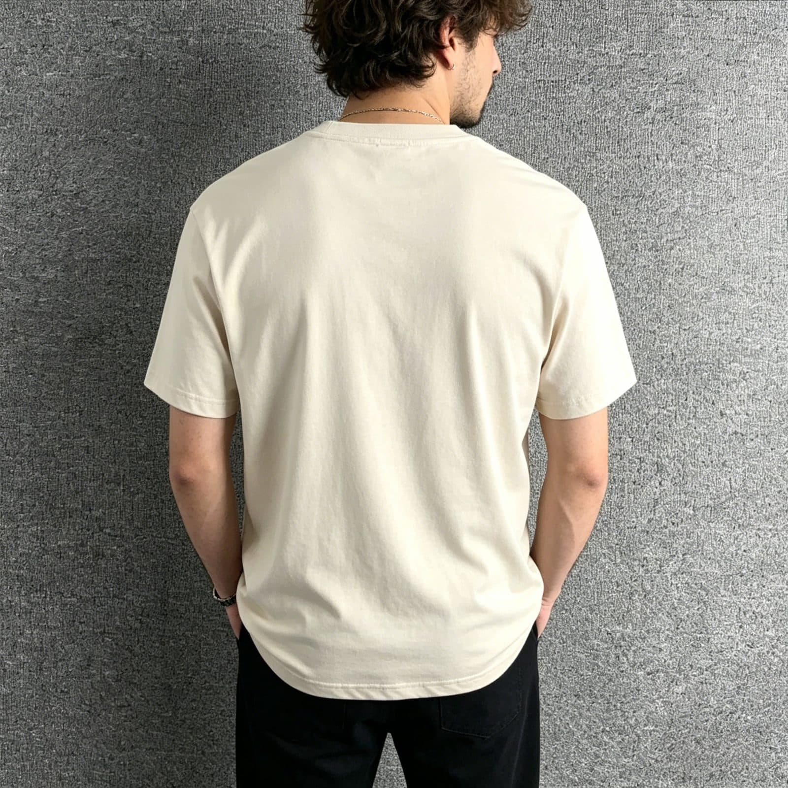 GorgeousBen Men's Vintage Zebra Print 250-300gsm Cotton Loose T-Shirt — view 5
