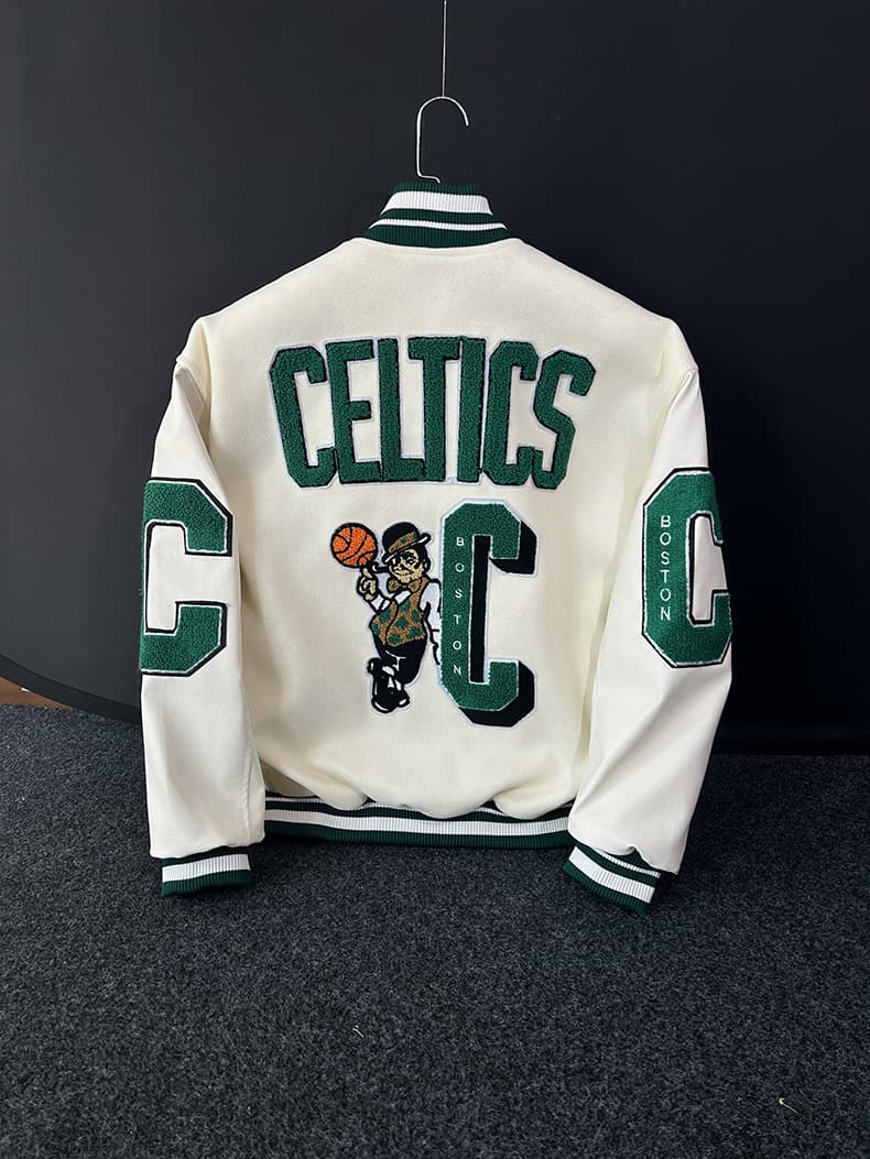 GorgeousBen Autumn and Spring New Style Personalized Trendy Bull Embroidery Casual Jacket Fashion Outerwear Men's Trendy Alphabet Baseball — view 8