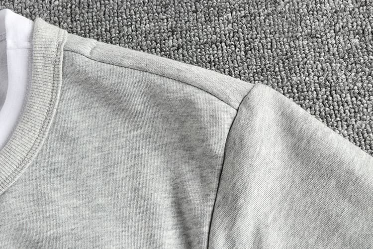 GorgeousBen Unisex Color Block Paneled Sweatshirt American Streetwear Garment Washed French Terry — view 15