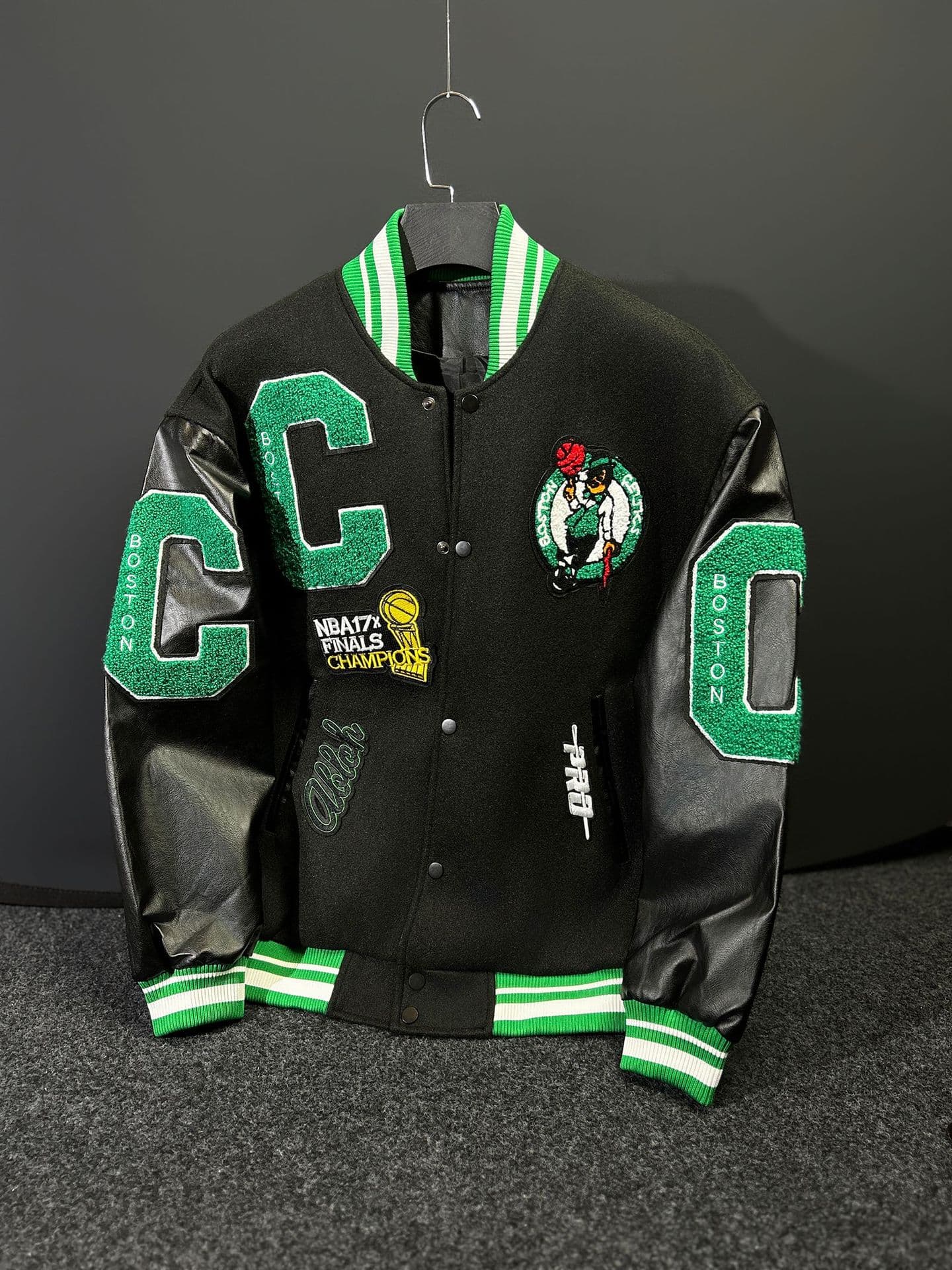 GorgeousBen Autumn and Spring New Style Personalized Trendy Bull Embroidery Casual Jacket Fashion Outerwear Men's Trendy Alphabet Baseball — view 9