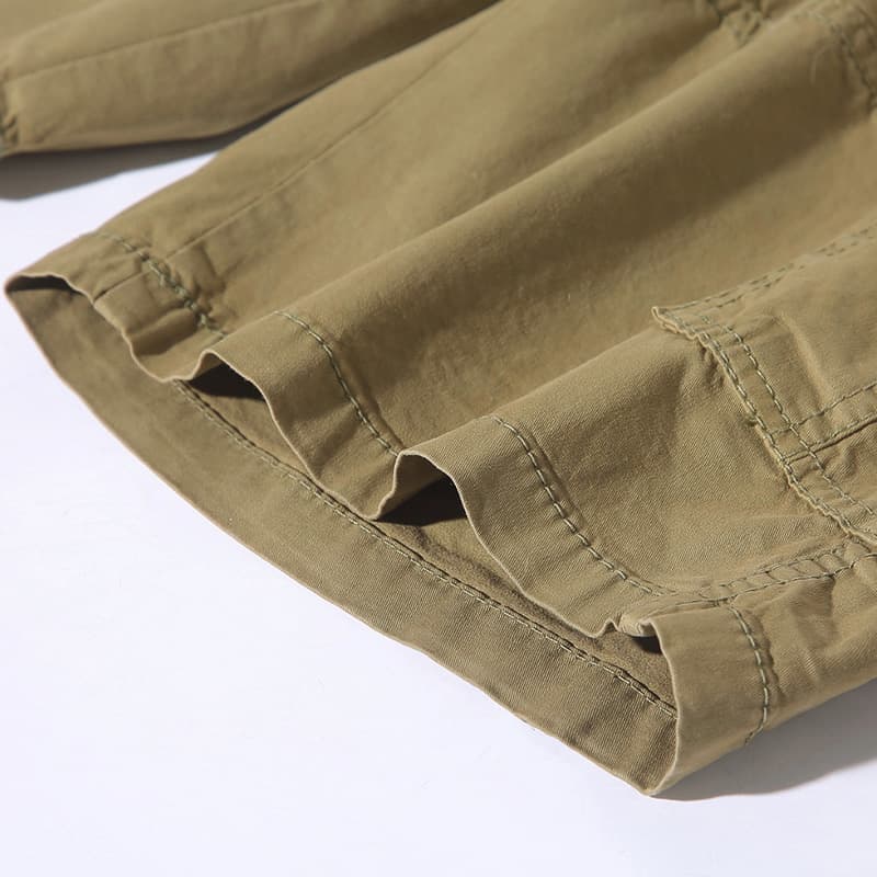 GorgeousBen Men's cargo shorts soft cotton printing embroidery man short pants — view 13