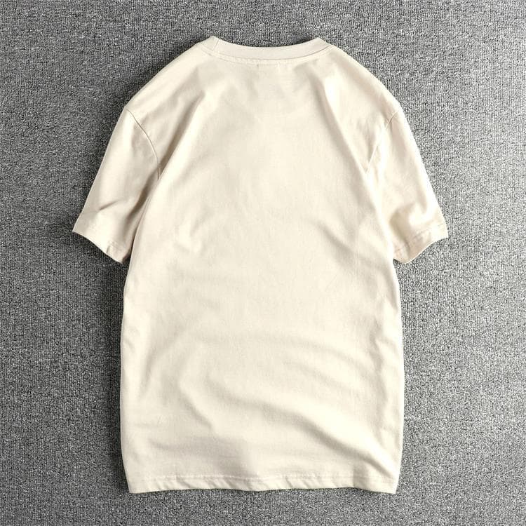 GorgeousBen Men's Vintage Zebra Print 250-300gsm Cotton Loose T-Shirt — view 11