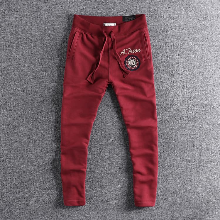 GorgeousBen Autumn fit straight tripe wool underwear fashion foreign trade original single men's casual trousers — view 2