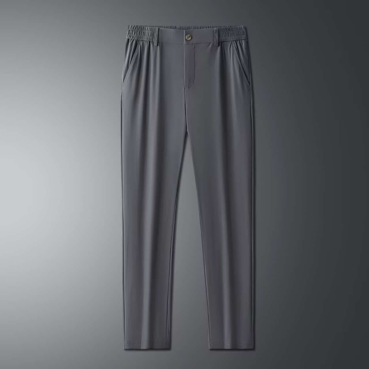 GorgeousBen Men's High end men's thin 2025 ice silk pants, business casual trousers. — view 8