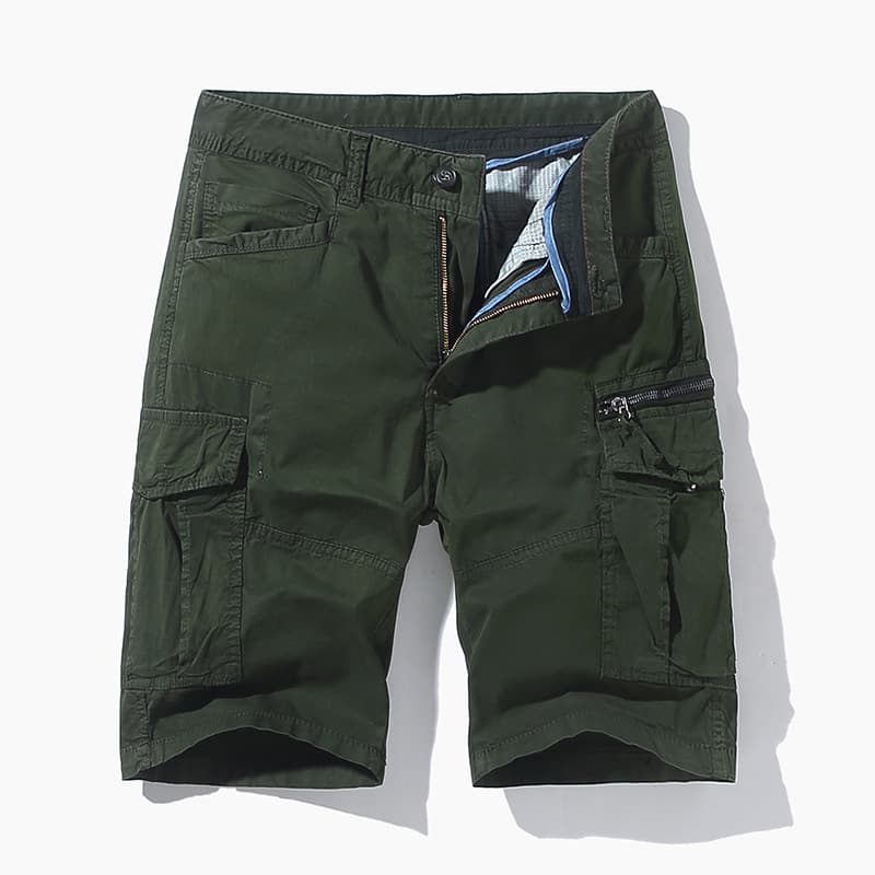 GorgeousBen Men's cargo shorts soft cotton printing embroidery man short pants — view 7