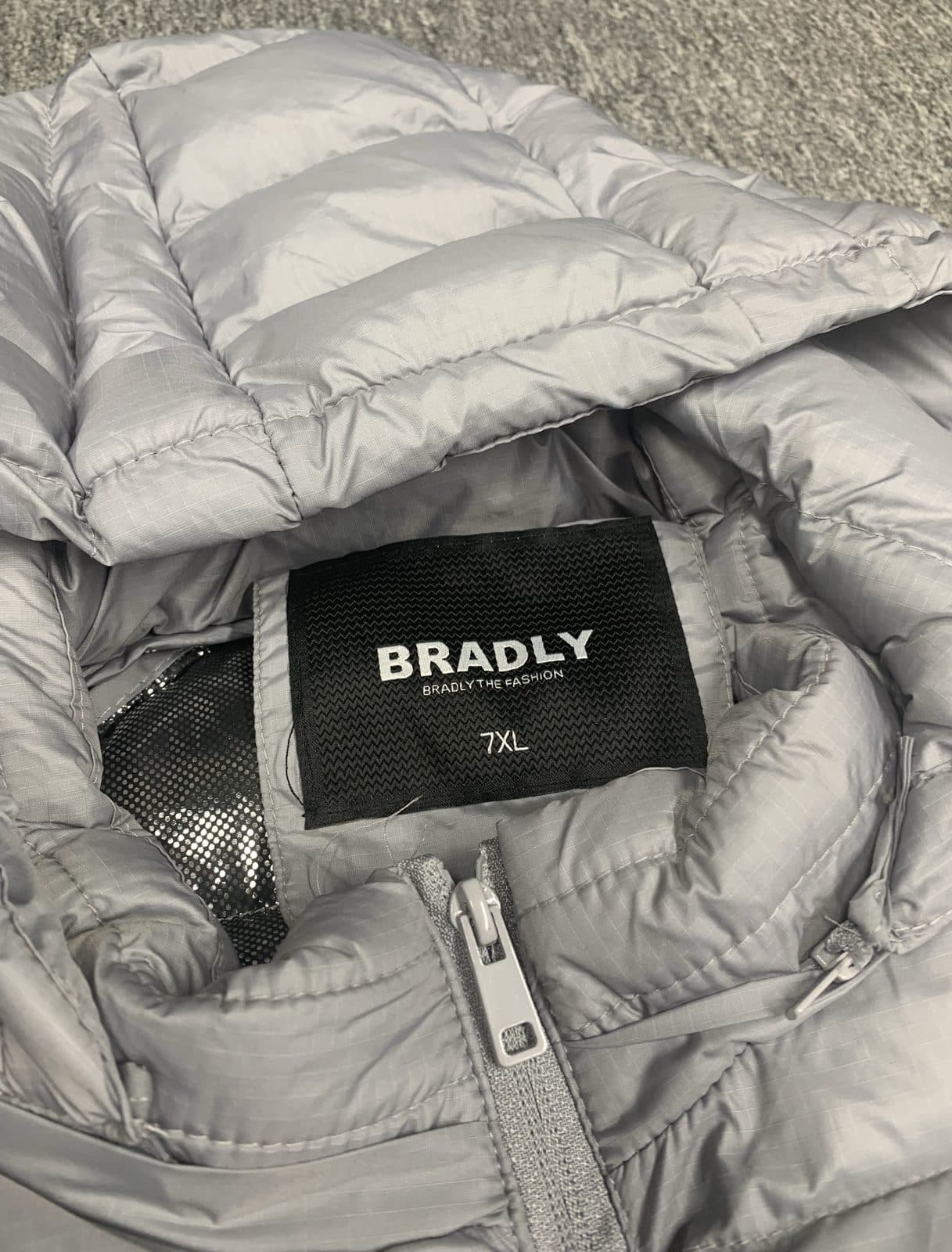 Read to ship- Men's Classic lightweight down jacket with hood for men; cotton coat. — view 4