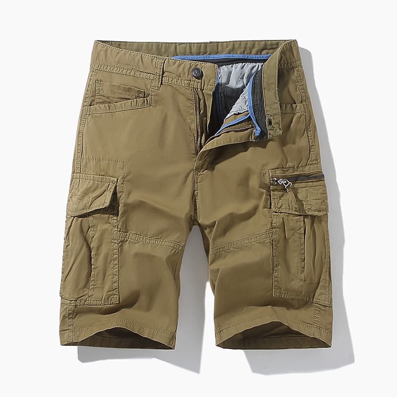 GorgeousBen Men's cargo shorts soft cotton printing embroidery man short pants — view 4