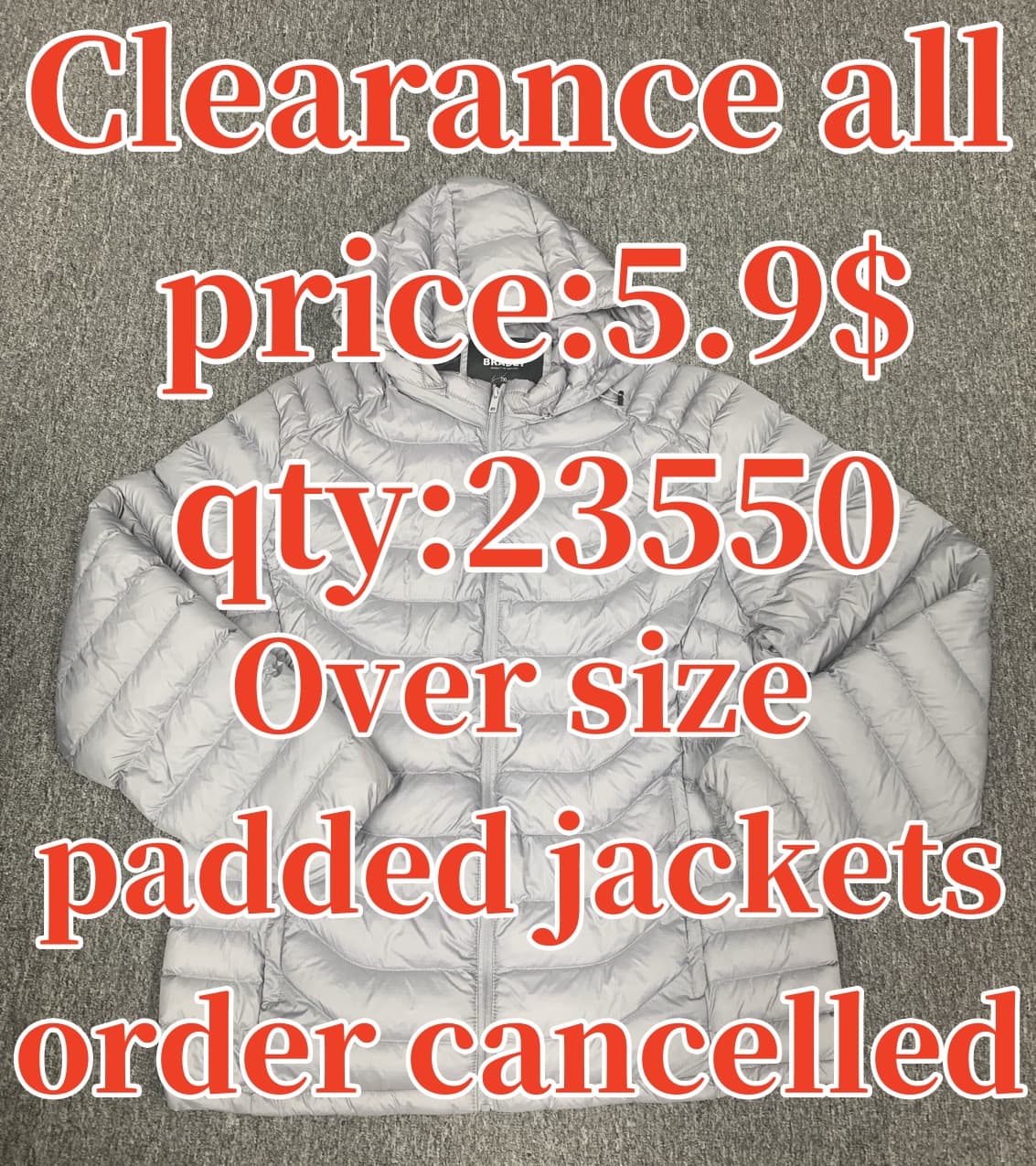Read to ship- Men's Classic lightweight down jacket with hood for men; cotton coat. — view 11