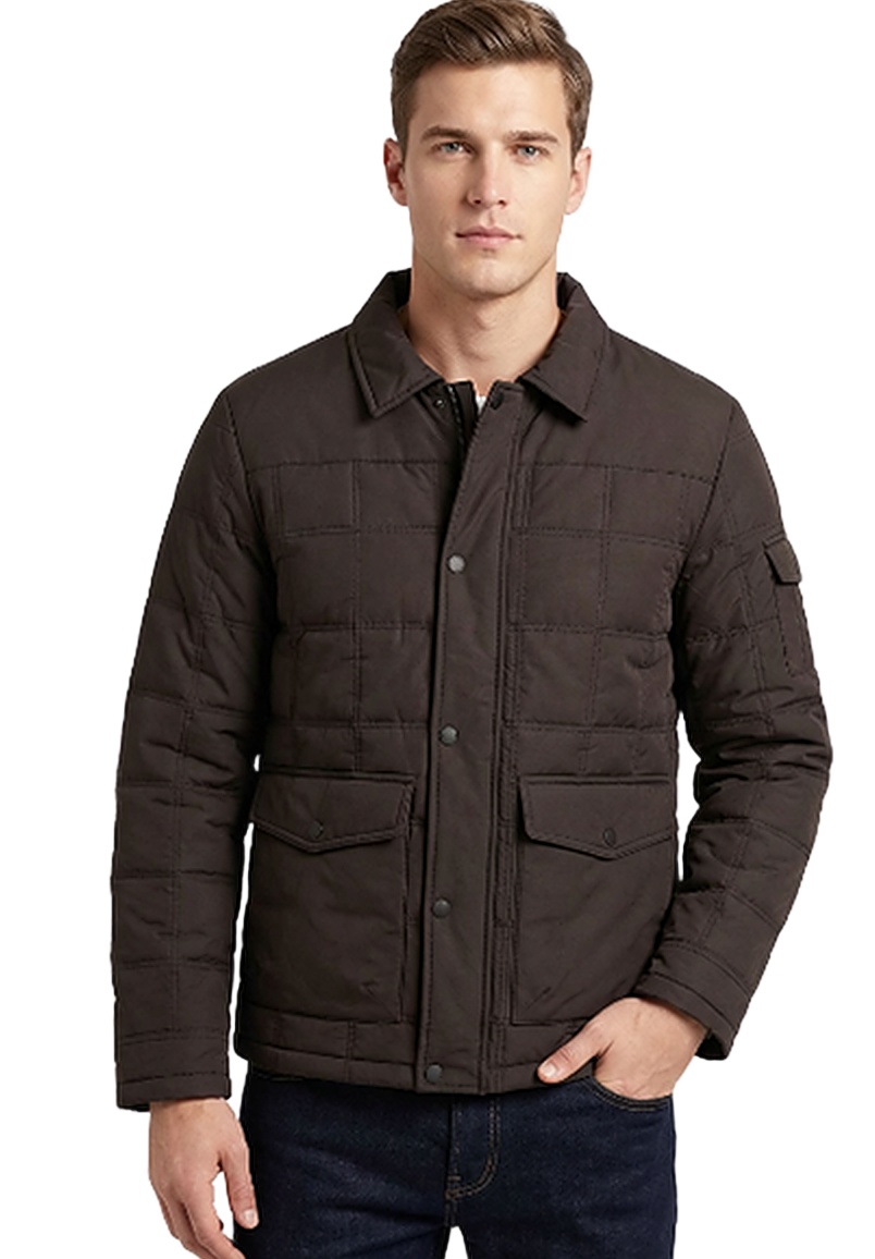 GBJ03 Men's Quilted Cotton Padded Jacket